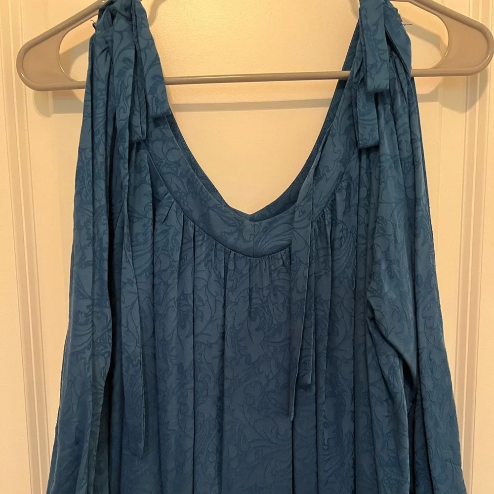 Anthropologie - Holding Horses - Blue Floral Dress - Picture 4 of 8